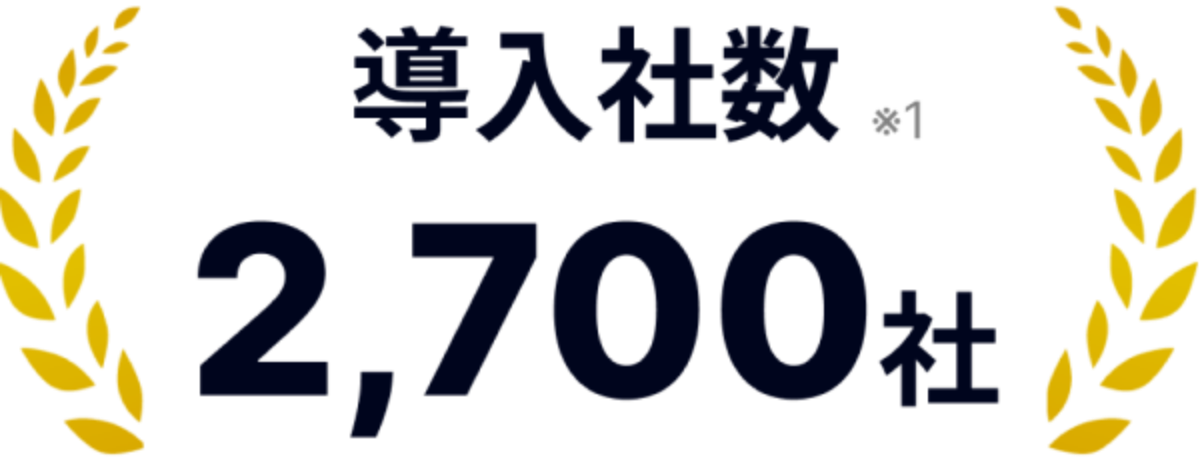 導入者数 2700社