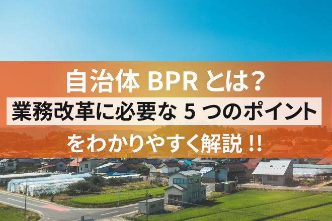 自治体BPR（業務改革）